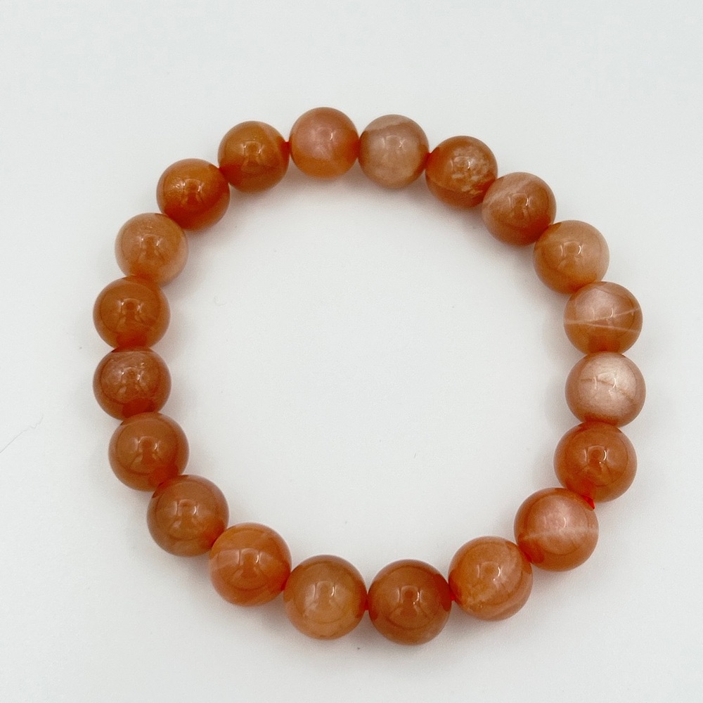 Peach Moonstone bracelet